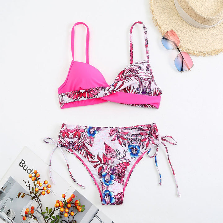 Damen Design-Bikini mit modernem Wickel-Detail Echo Archiv