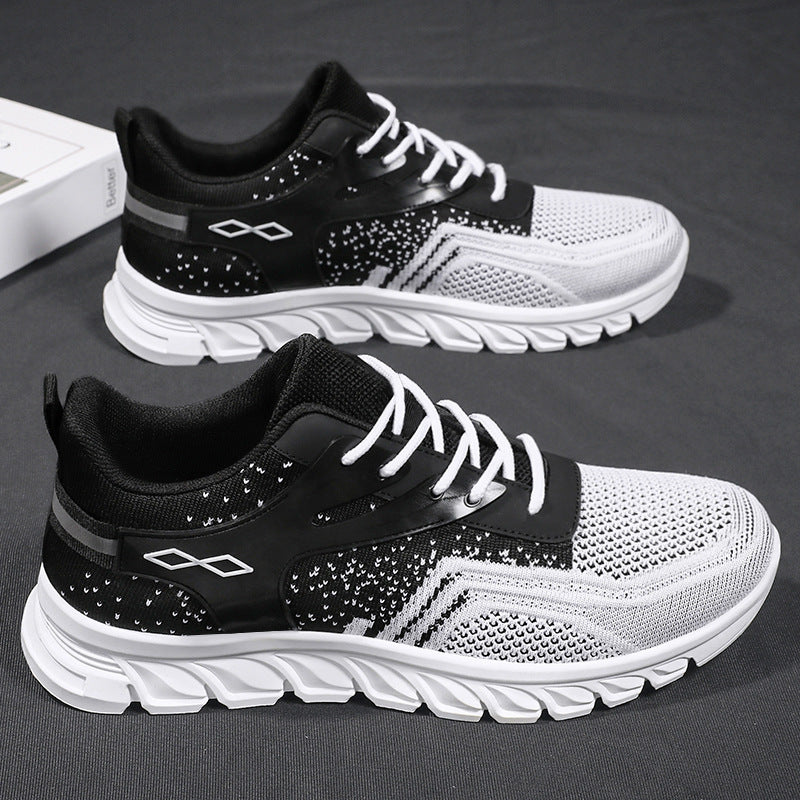 Herren nan flexibler Mesh-Running-Sneaker mit geformter Memory-Fußsohle und stoßdämpfender Wellenlaufsohle Echo Archiv