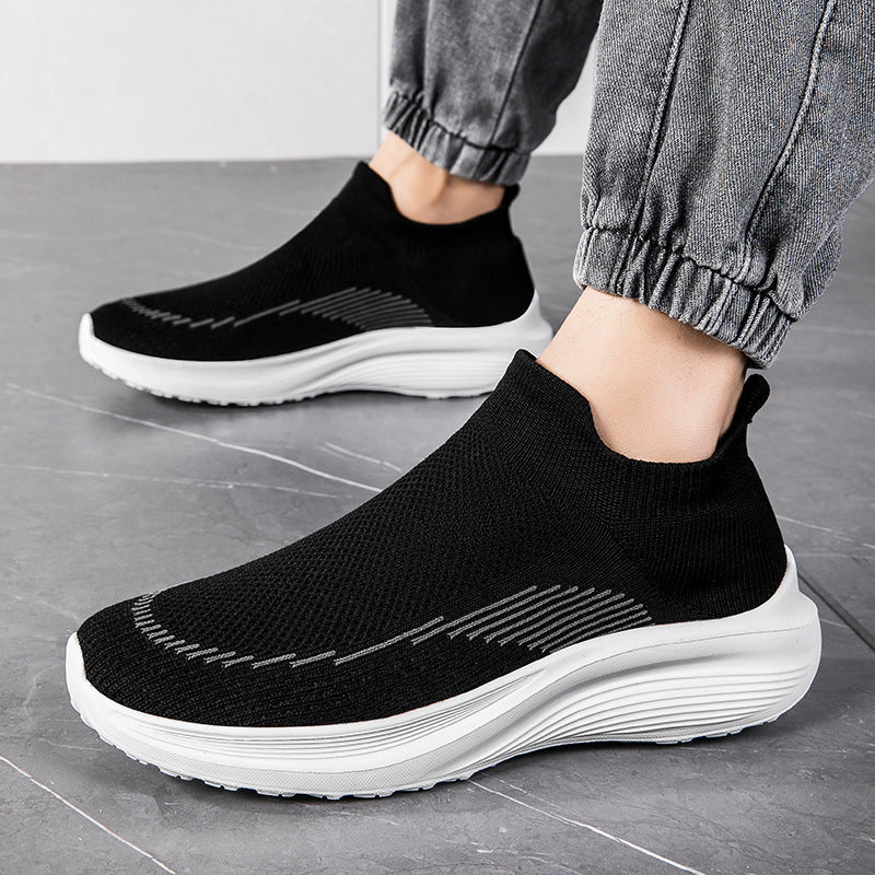 Herren nan sockenähnliche Strick-Sneaker mit nahtlosem Obermaterial und stoßdämpfender Sohle Echo Archiv