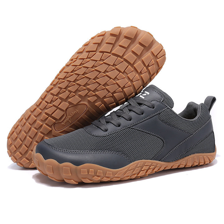 Herren leichte atmungsaktive Trail-Sneaker mit robuster Gummiprofilsohle Echoarchiv