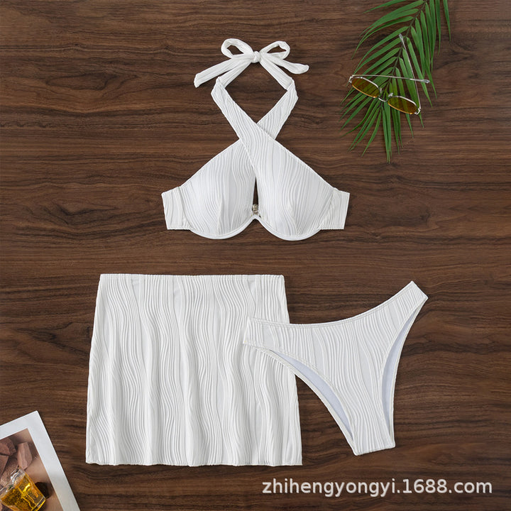 Damen Bandeau-Bikini-Oberteil mit detailverliebt gerafftem Design Echo Archiv