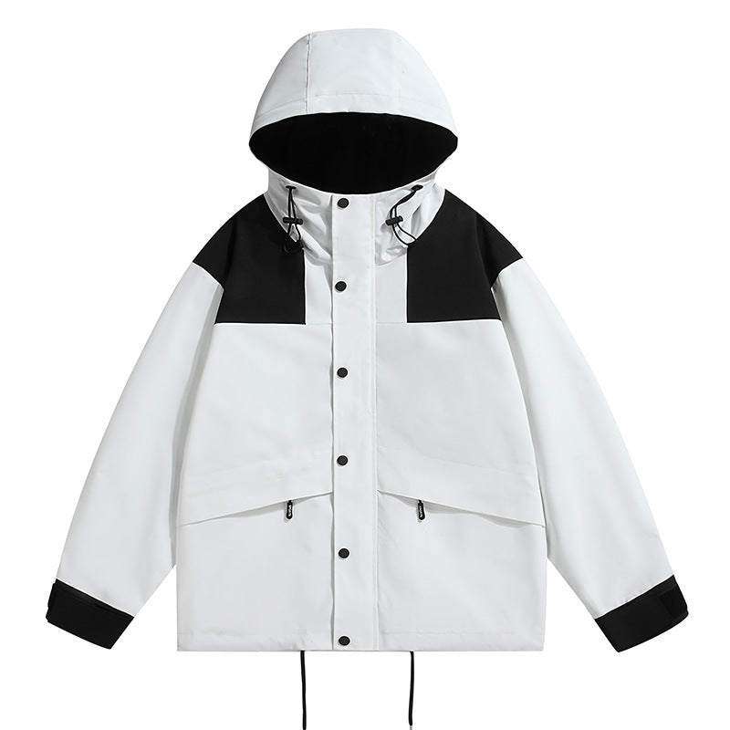 Herren technische Outdoor-Jacke mit wetterfester Kapuze und feuchtigkeitsregulierendem Material Echoarchiv