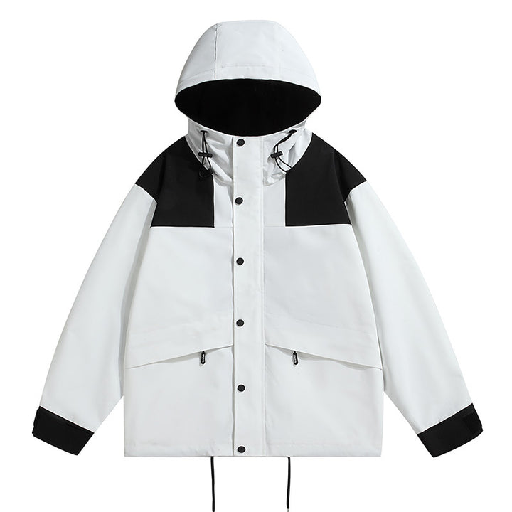 Herren technische Outdoor-Jacke mit wetterfester Kapuze und feuchtigkeitsregulierendem Material Echoarchiv