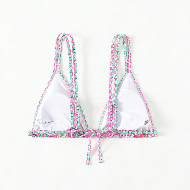 Damen Triangel-Bikinioberteil mit verspieltem Muster Echo Archiv