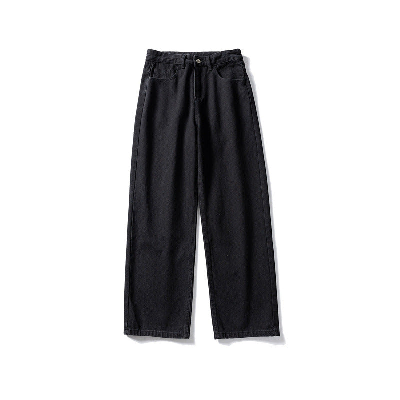 Damen Weitgeschnittene High-Waist Denim-Jeans mit geradem Bein Echo Archiv