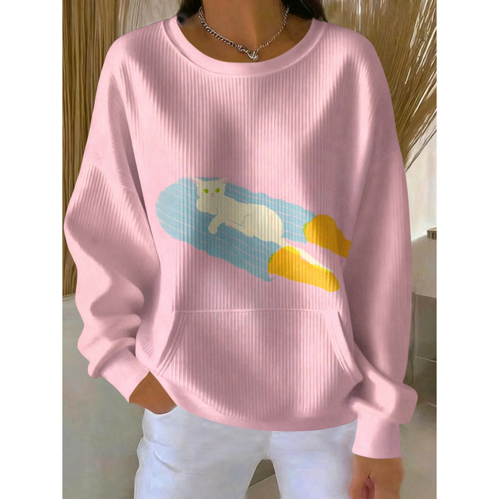 Damen Gemütlicher Pullover Echoarchiv