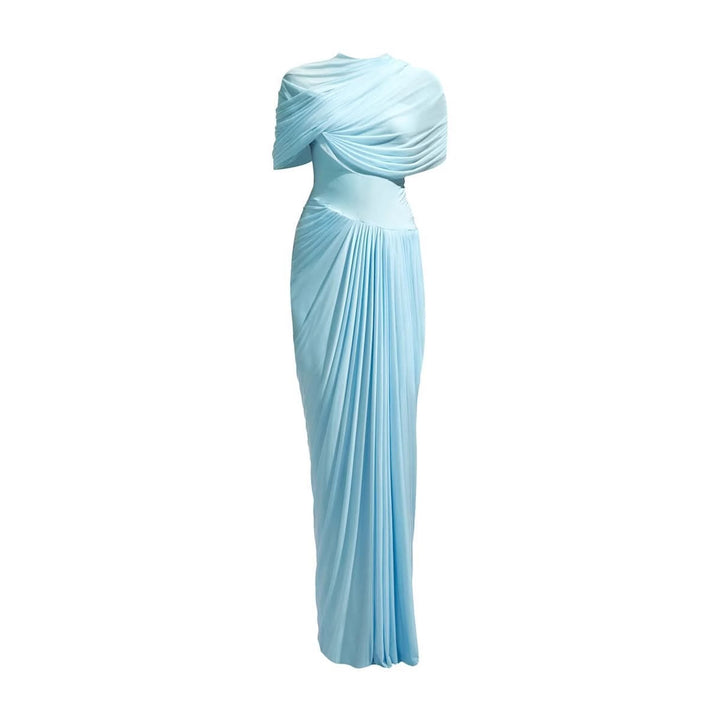 Damen Elegantes Wickelkleid mit drapierten Details Echo Archiv