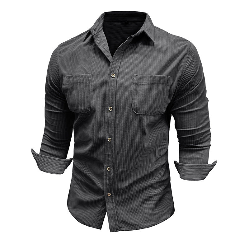 Herren Freizeithemden mit leicht gewelltem Design Echoarchiv