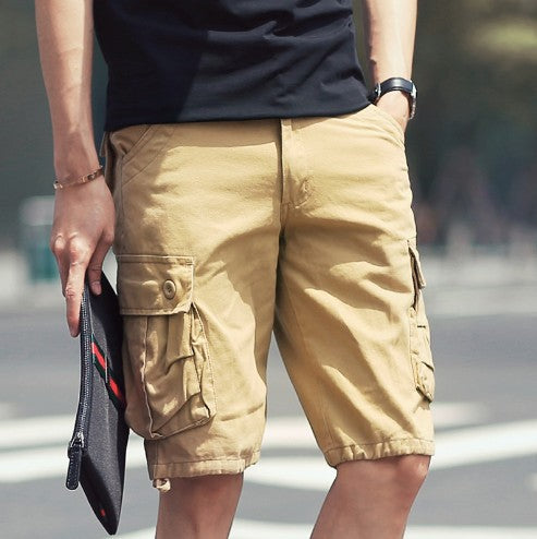 Herren Cargo-Shorts mit vielseitigen Taschen und elastischem Bund Echoarchiv