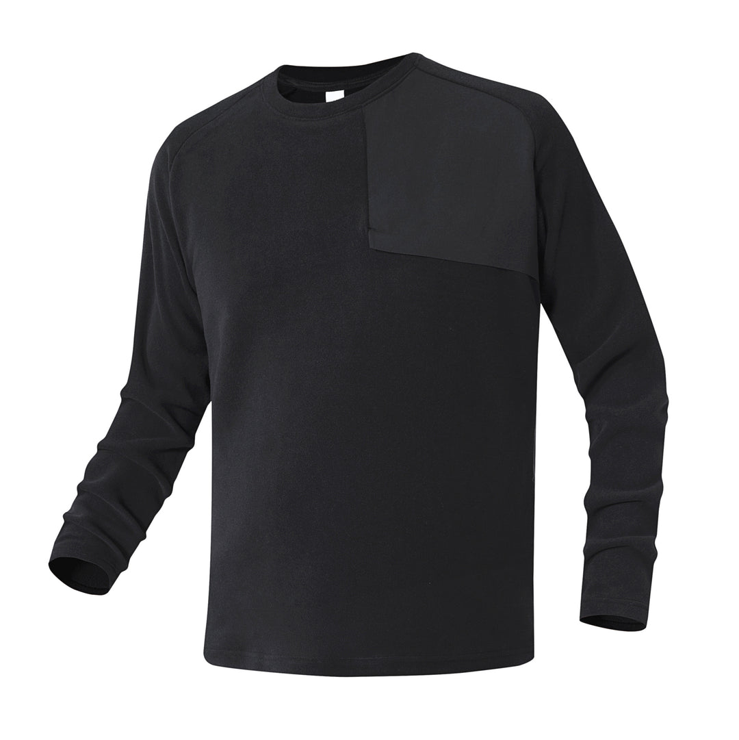 Herren Fleece-Langarmshirt mit asymmetrischer Brustpasse und leichtem Stretch Echo Archiv