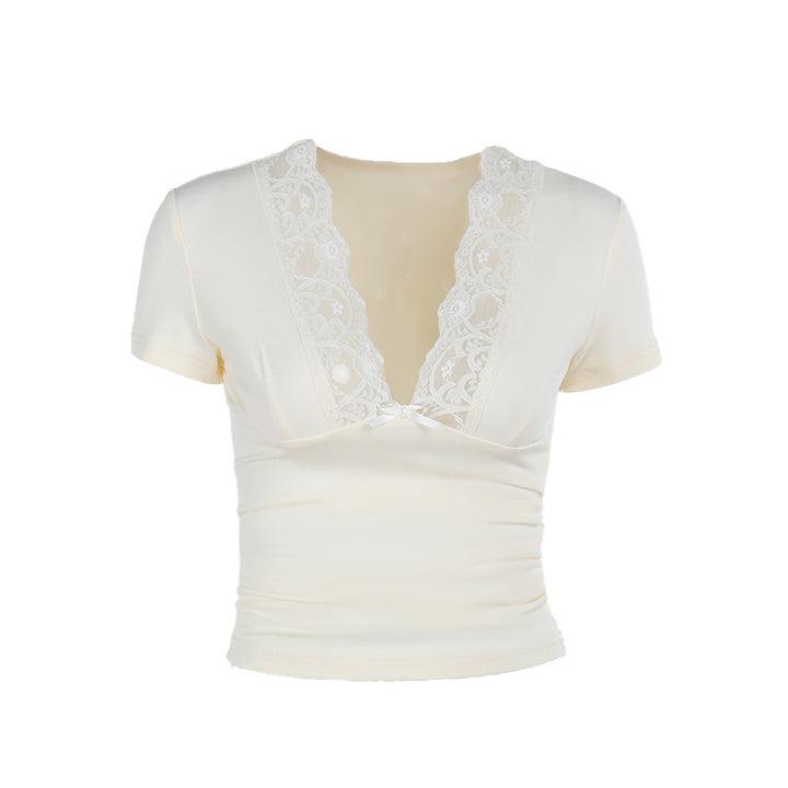 Damen elegantes Spitzenoberteil Echo Archiv