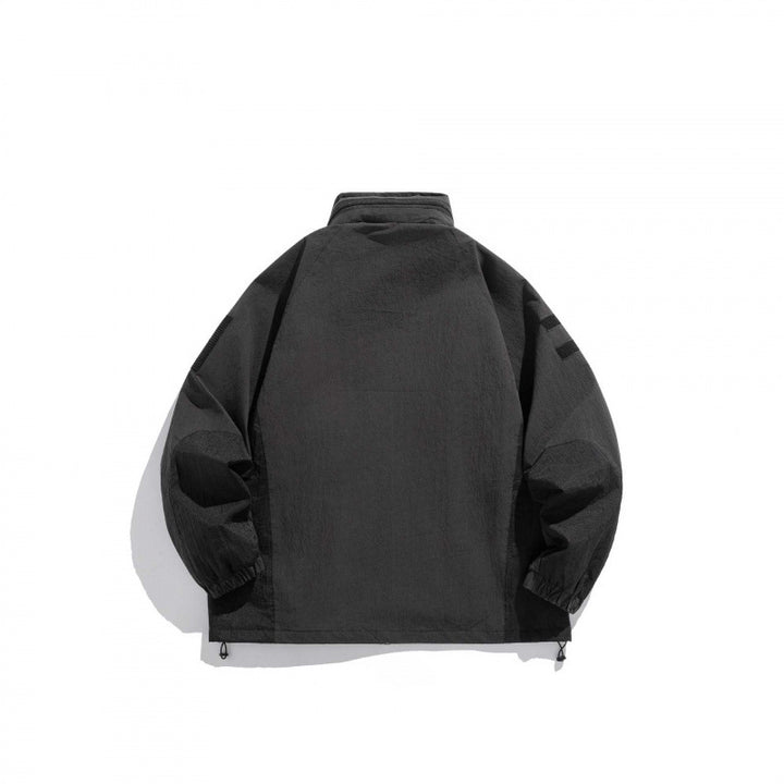 Unisex Technische Utility-Kapuzenjacke mit Reißverschluss, Brusttaschen und Klettpatch Echo Archiv