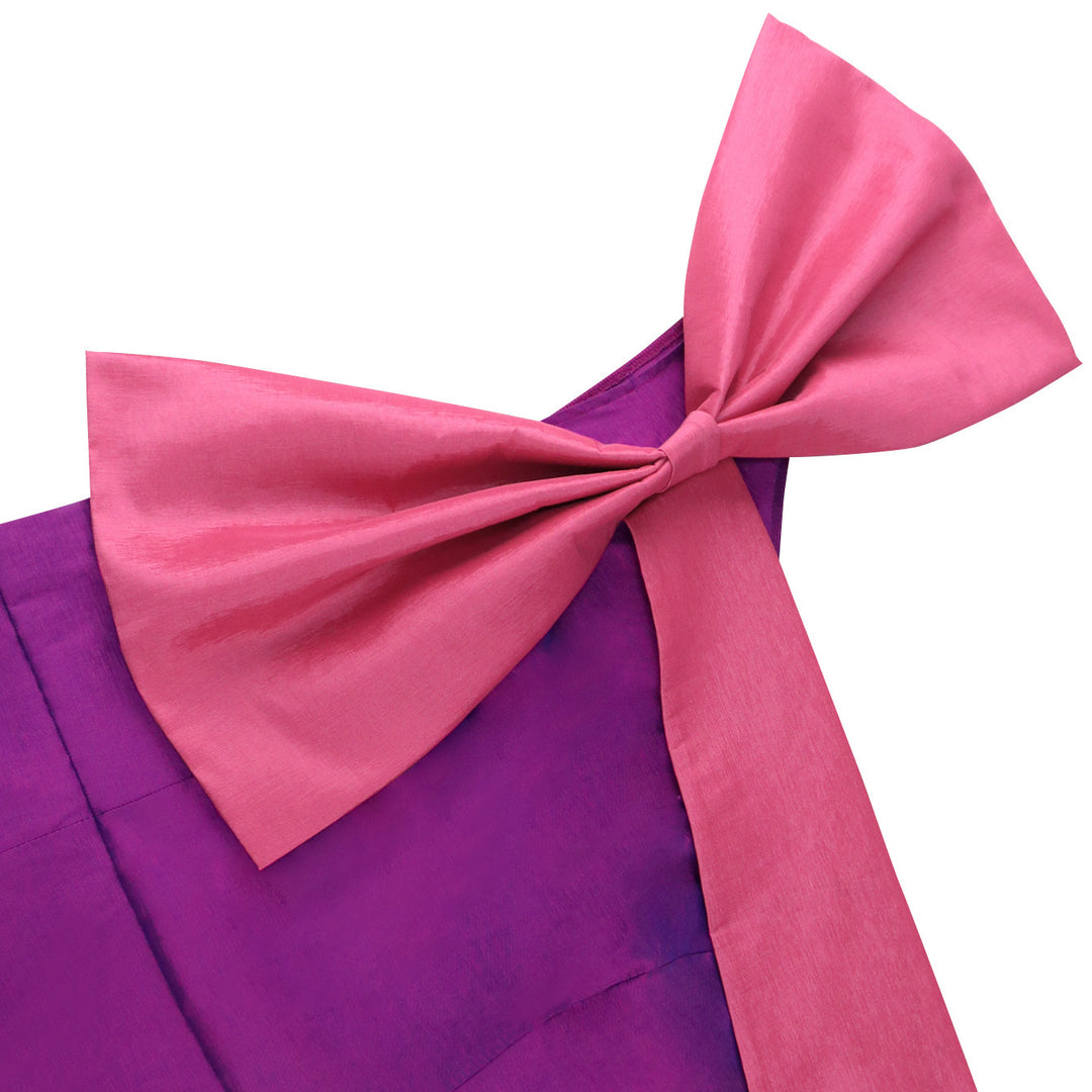 Damen elegantes Kleid mit asymmetrischem Rüschenakzent Echo Archiv