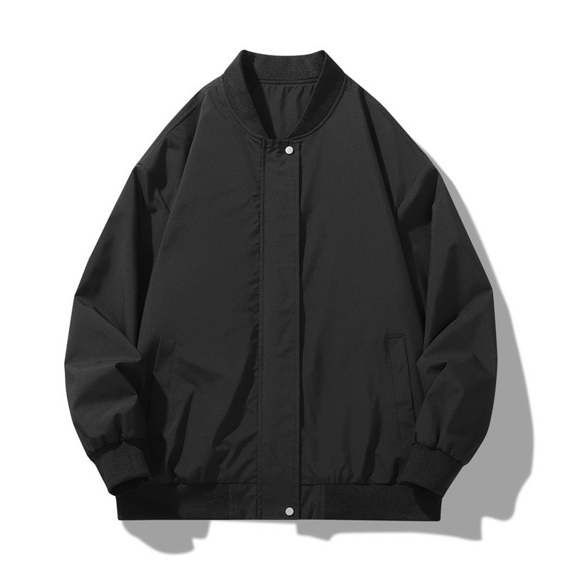 Herren sportliche Übergangsjacke mit hohem Kragen und praktischen Seitentaschen Echoarchiv
