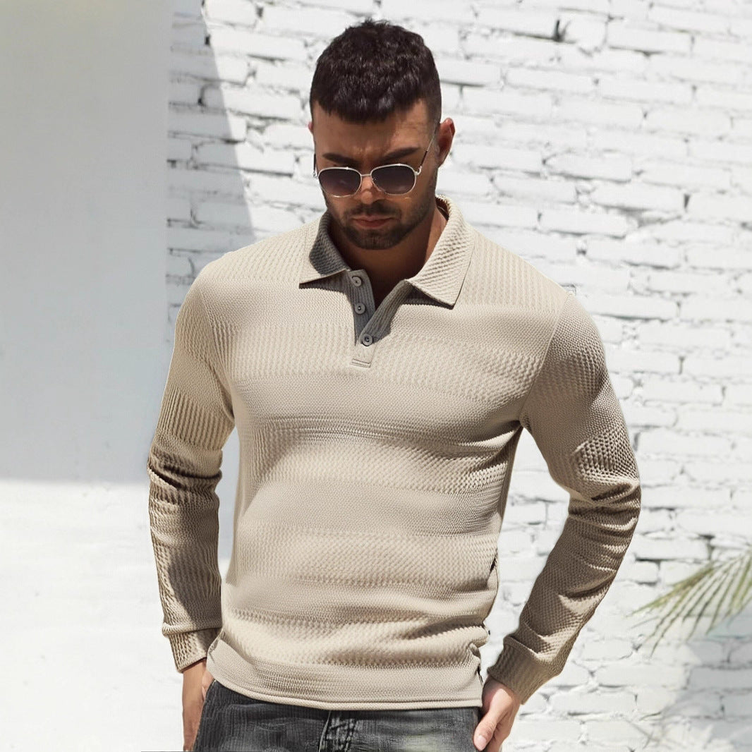 Herren Langarm Poloshirt Echoarchiv