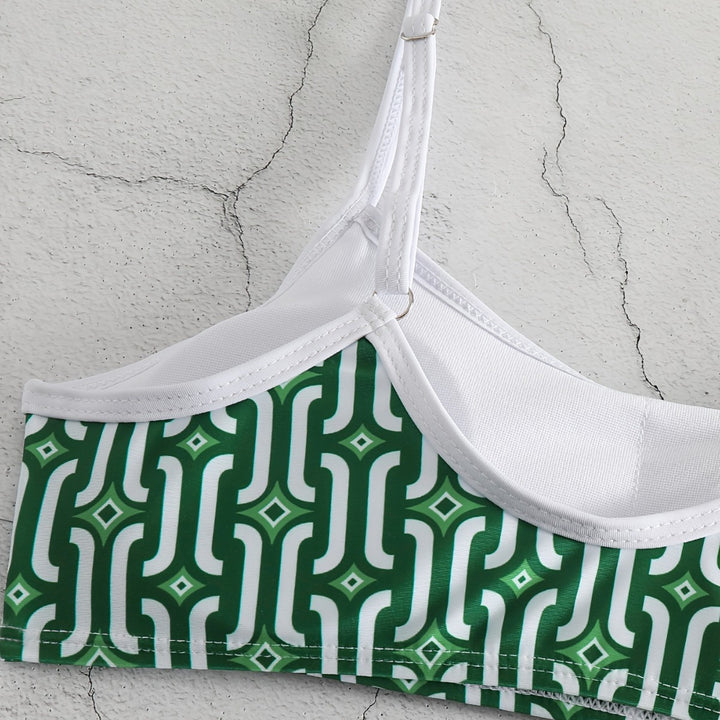 Damen Bikini-Set mit verträumtem geometrischem Muster Echo Archiv