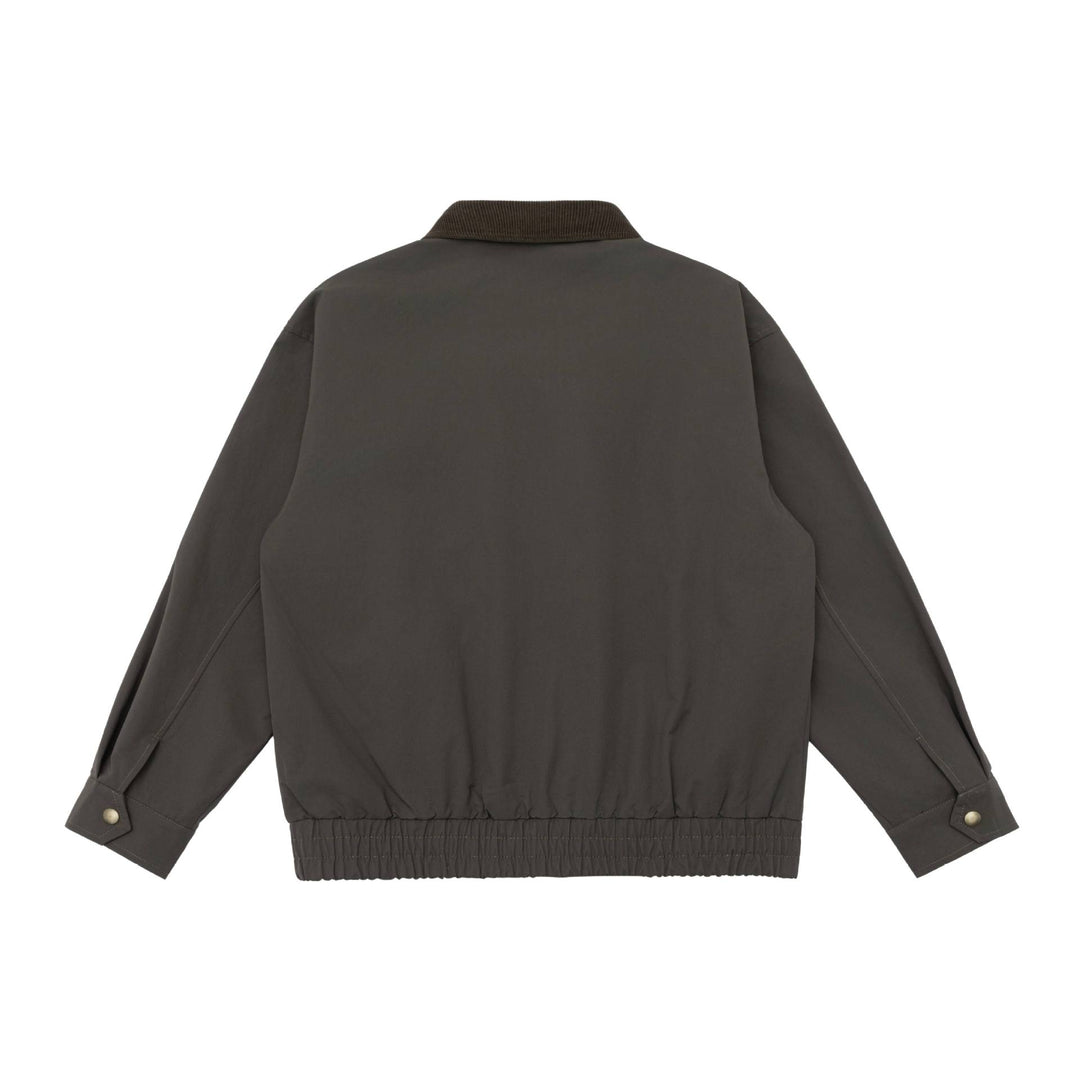 Herren Oversize Workwear-Jacke mit Kordkragen und großen Pattentaschen Echoarchiv