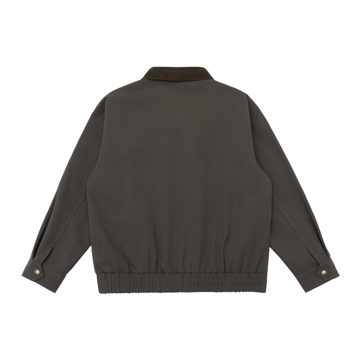 Herren Oversize Workwear-Jacke mit Kordkragen und großen Pattentaschen Echoarchiv