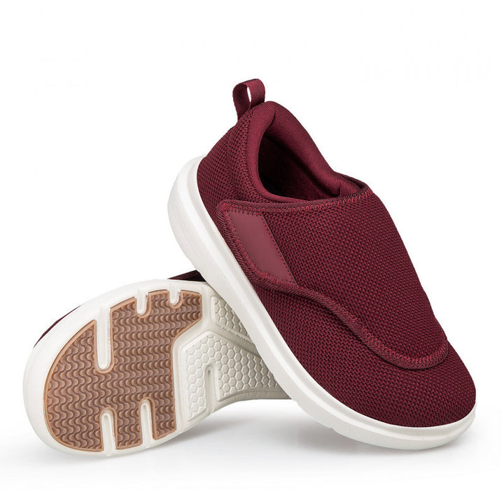 Herren Atmungsaktive Slip-On Sneaker mit Klettverschluss Echoarchiv