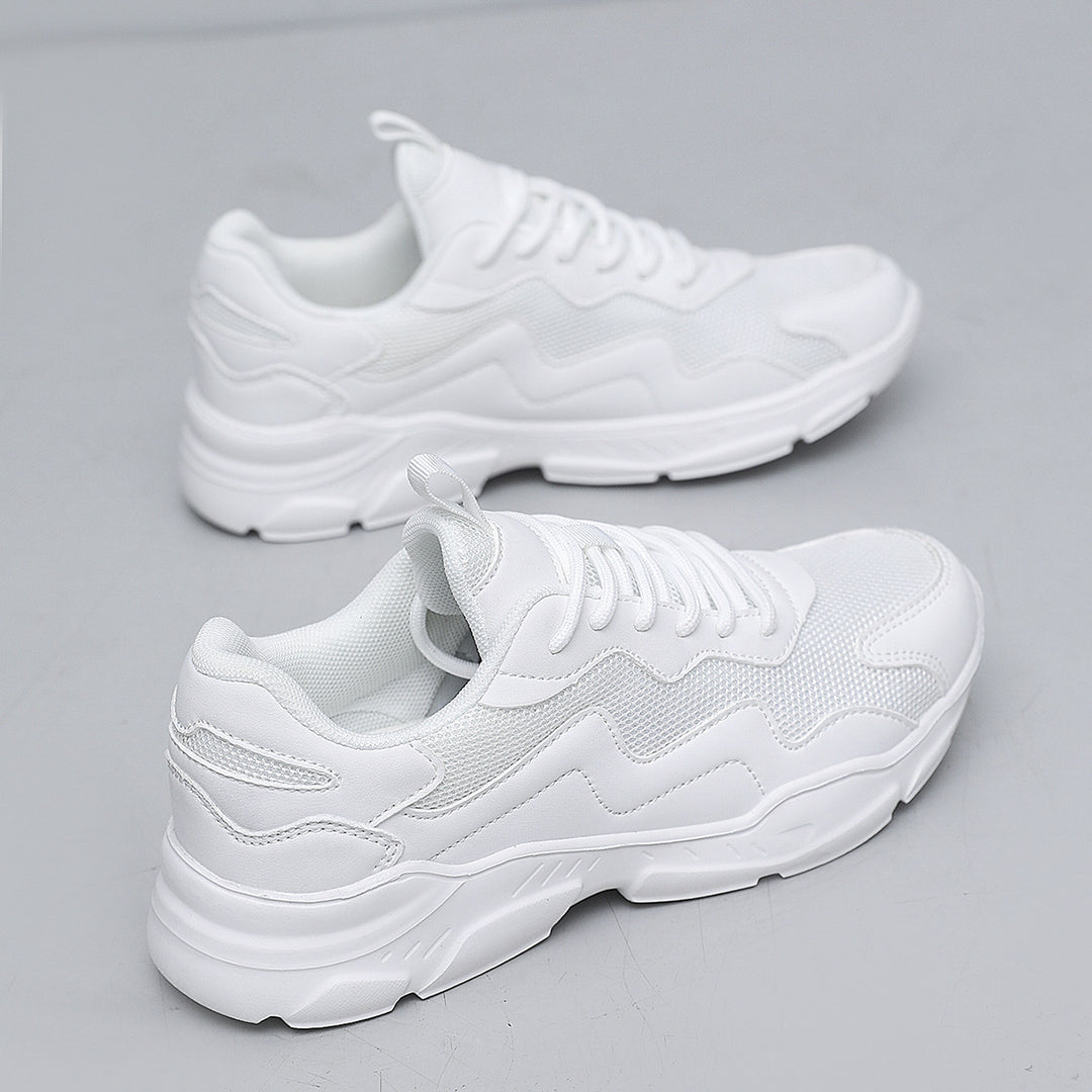 Unisex nan Plateau-Sneaker mit atmungsaktivem Mesh-Obermaterial, gepolsterter Fersenkappe und profilierter Gummilaufsohle Echo Archiv