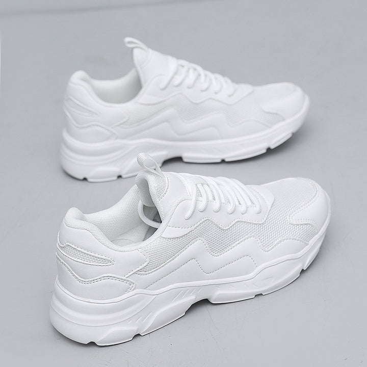 Unisex nan Plateau-Sneaker mit atmungsaktivem Mesh-Obermaterial, gepolsterter Fersenkappe und profilierter Gummilaufsohle Echo Archiv