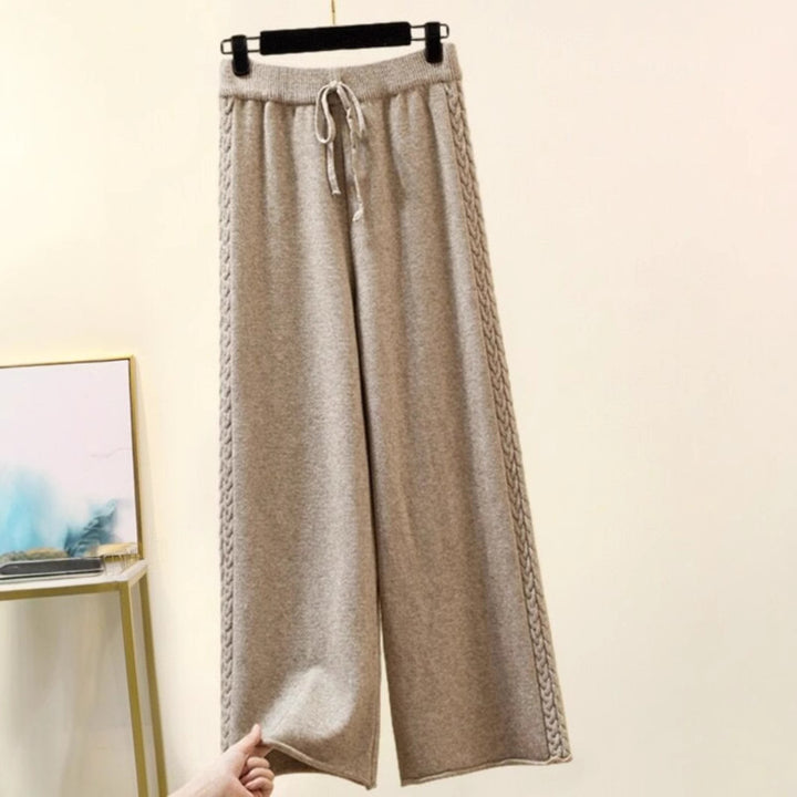 Damen Hochwertige weite Strickhose Echo Archiv