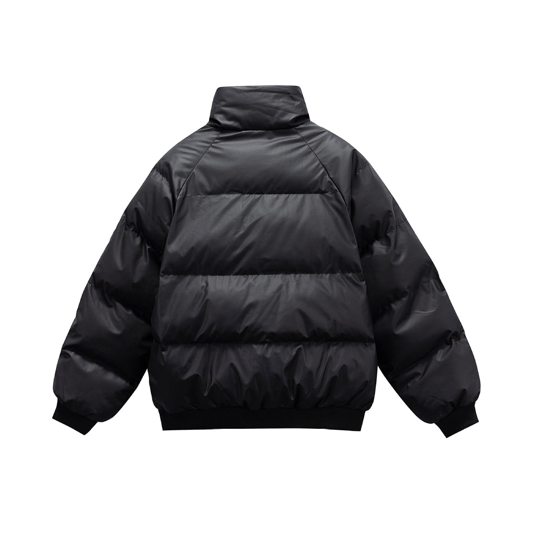 Damen Oversize gesteppte Steppjacke mit hohem Stehkragen und Rippbündchen Echoarchiv