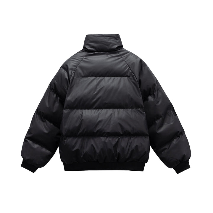 Damen Oversize gesteppte Steppjacke mit hohem Stehkragen und Rippbündchen Echoarchiv