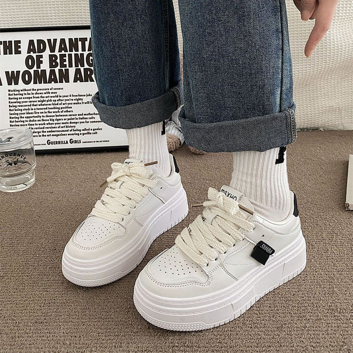 Damen Modische Plattform Sneakers Echo Archiv
