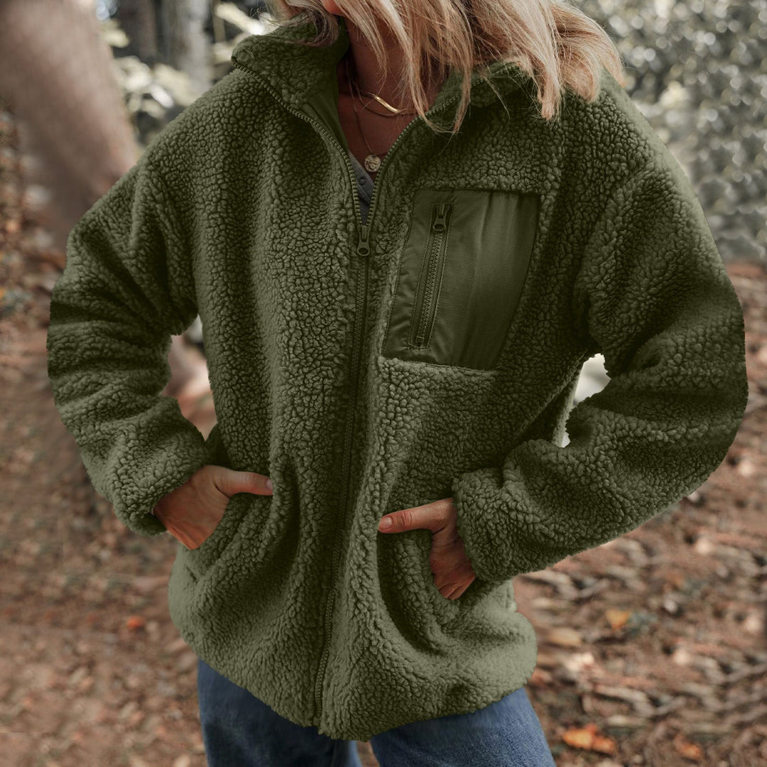 Damen Jacke mit hochabschließendem Kragen und praktischer Brusttasche Echoarchiv