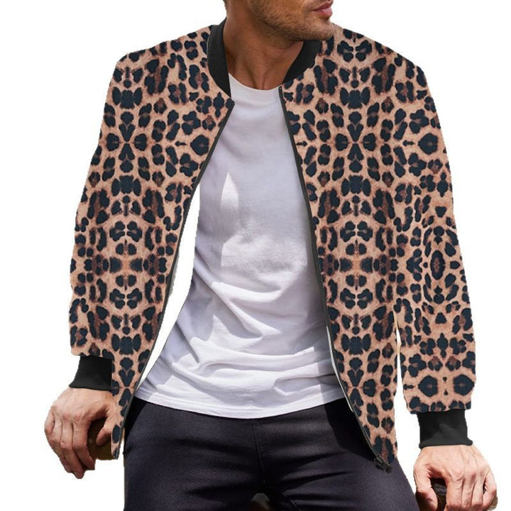 Herren modische Bomberjacke mit Tiermuster Echoarchiv