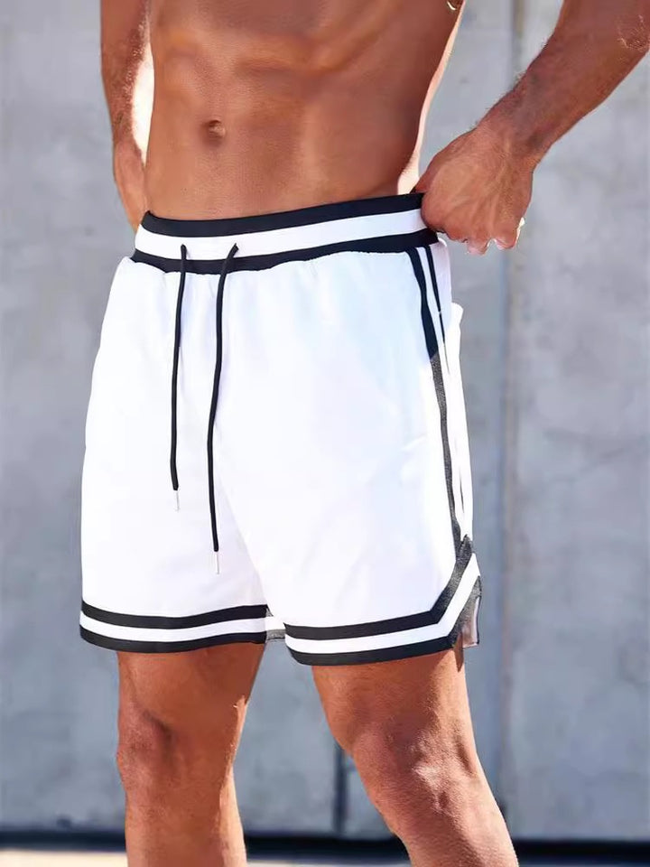 Herren Sportliche Mesh-Shorts mit Seitenstreifen Echoarchiv