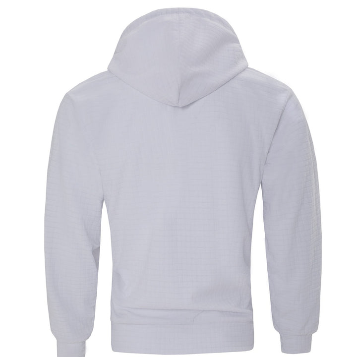 Herren lässiger Kapuzenpullover mit feinem Strukturdesign Echoarchiv