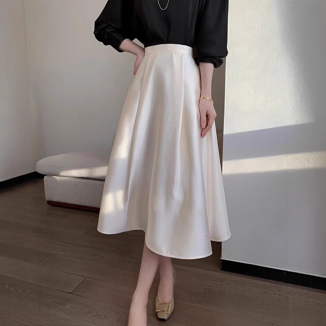 Damen Elegante und fließende Midikleid Echoarchiv