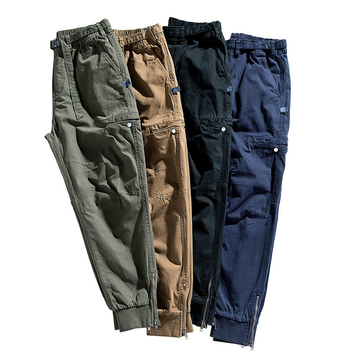 Herren Cargohose im Jogger‑Cut mit Multifunktions‑Taschen, verstärkten Knien und Reißverschlussbündchen Echo Archiv