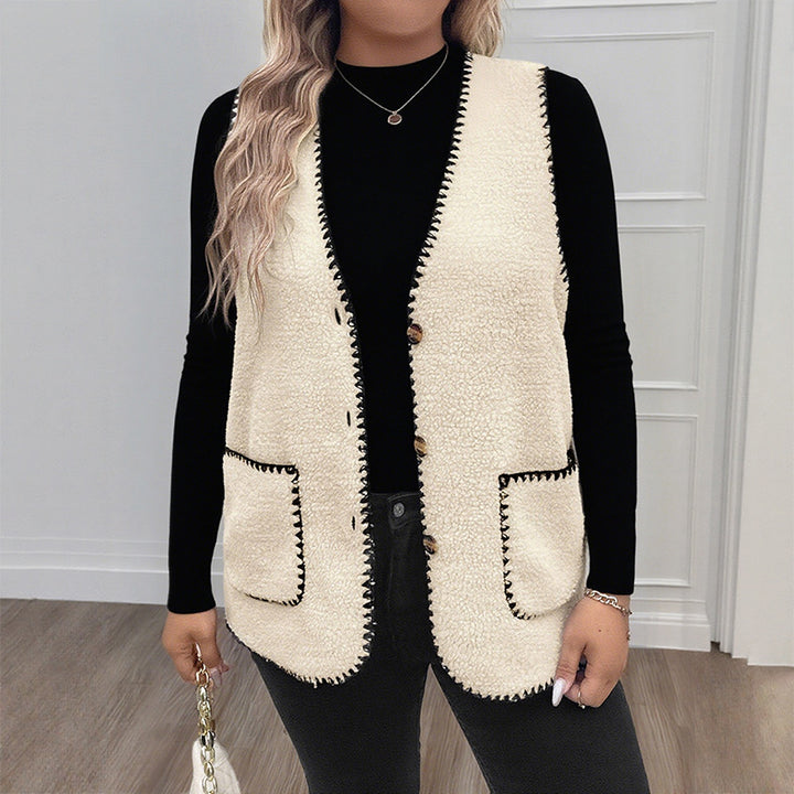Damen Kuscheliger Cardigan mit Knopfdetails Echo Archiv