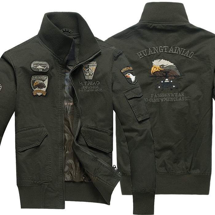 Herren Modische Utility-Jacke Echo Archiv