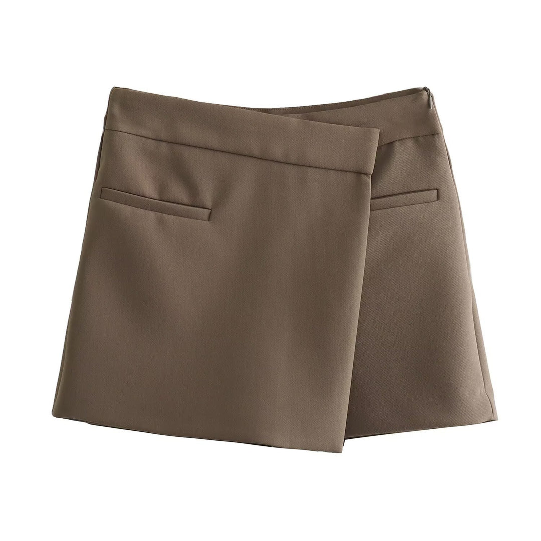 Damen eleganter Minirock mit subtilen Taschen und tailliertem Schnitt Echo Archiv