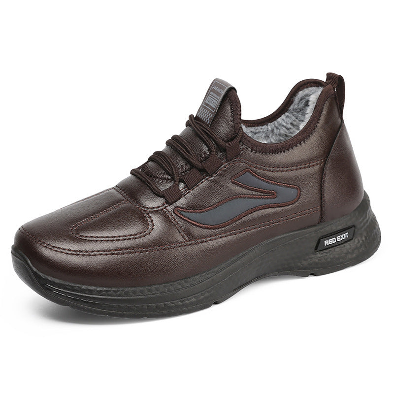 Damen Sportliche Lammfell-Sneaker mit rutschfester Sohle Echo Archiv