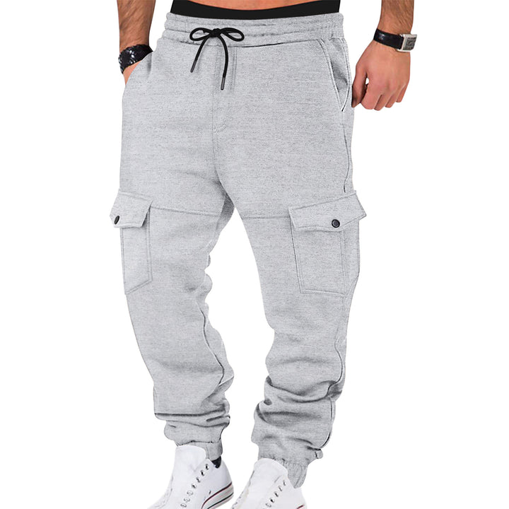 Herren Cargo-Jogginghose mit seitlichen Taschen und elastischem Bund Echoarchiv