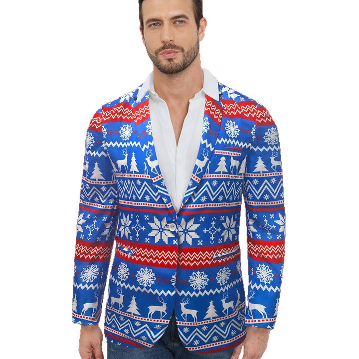 Herren festlicher Weihnachts-Blazer Echoarchiv