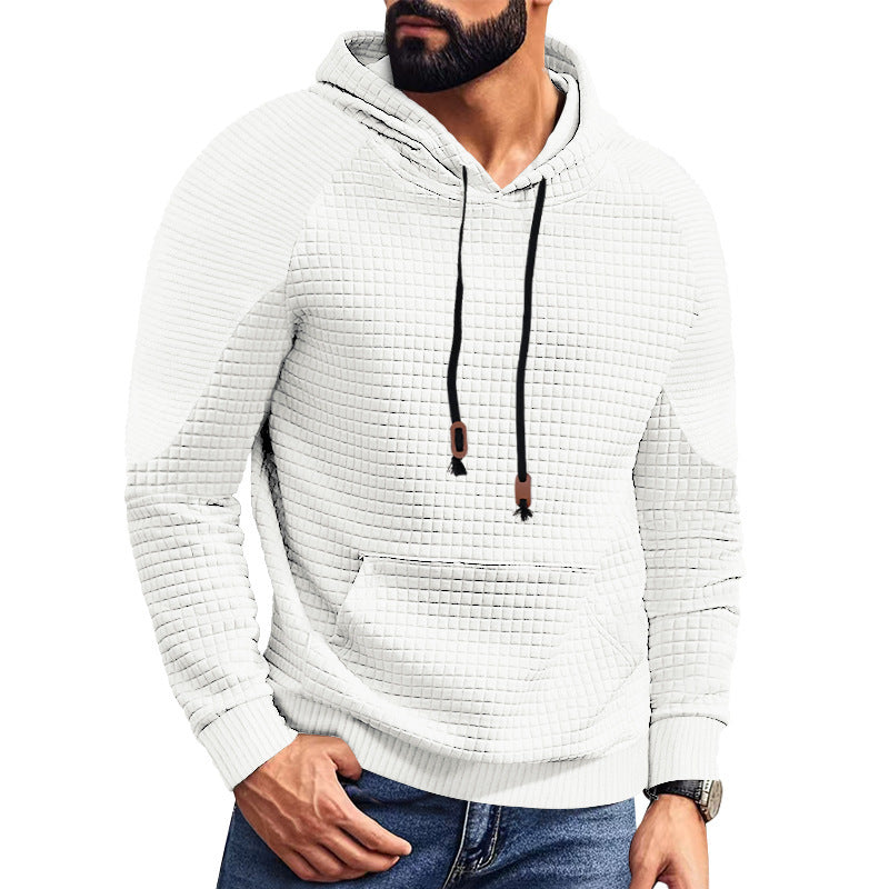 Herren moderner Kapuzenpullover mit einzigartiger Struktur Echoarchiv