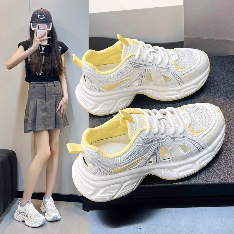 Damen Sportliche Mesh-Sneaker mit atmungsaktiver Struktur und dämpfender Sohle Echo Archiv