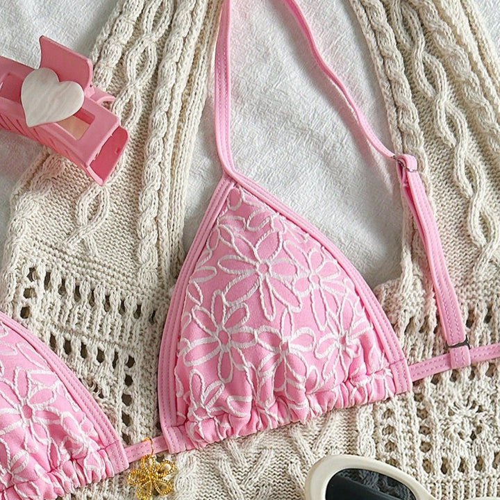 Damen Triangel-Bikini mit floralem Design Echo Archiv