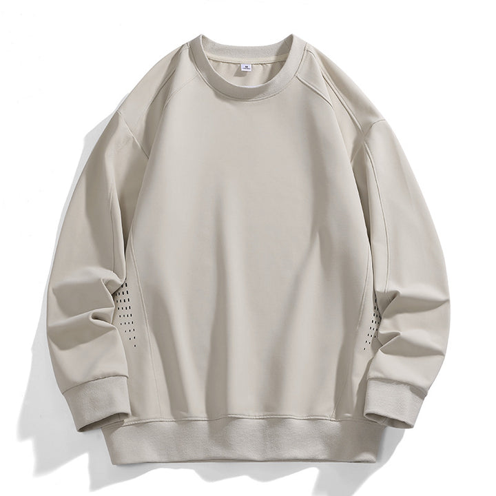 Leichte Herren-Performance-Sweatshirt mit Raglanärmel und seitlicher Belüftung – Marzano