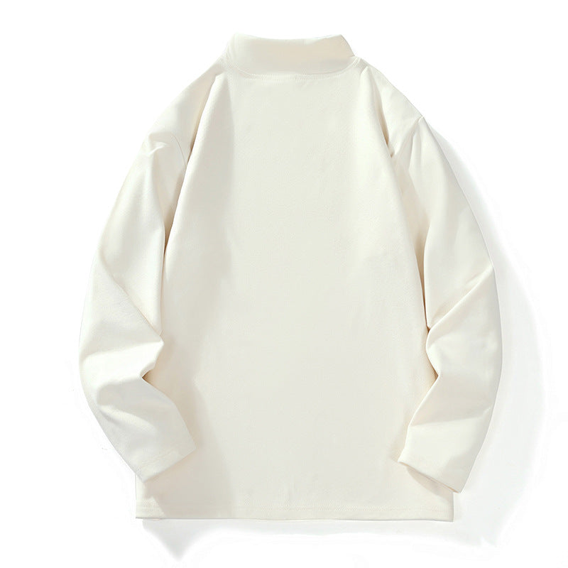 Herren Lässiges Oversize-Mockneck-Longsleeve aus Feinstrick mit verlängertem Schnitt Echo Archiv