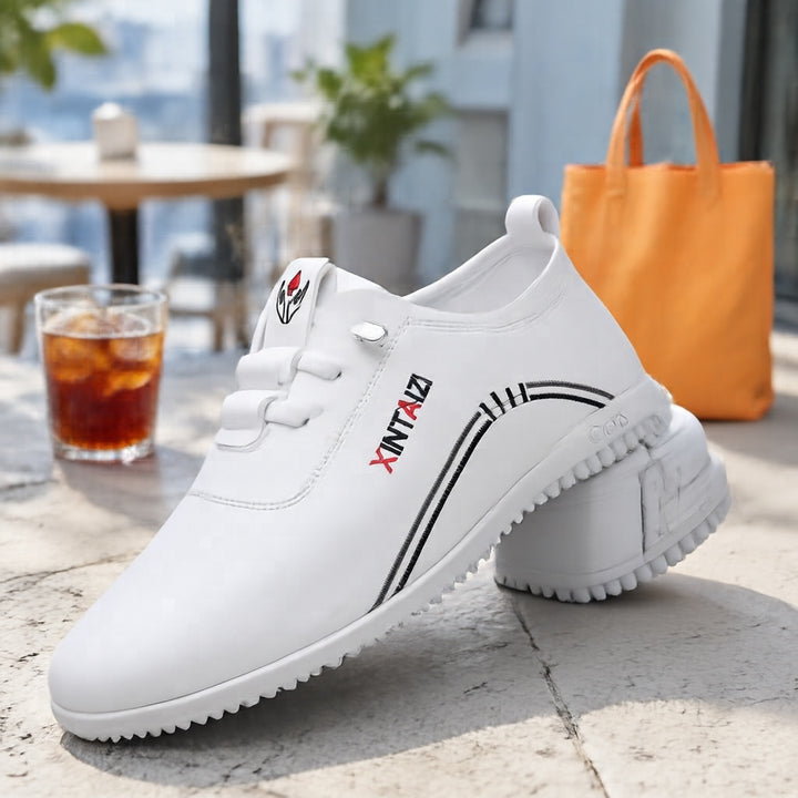 Herren Elegante und bequeme Echtleder Sneakers Echoarchiv