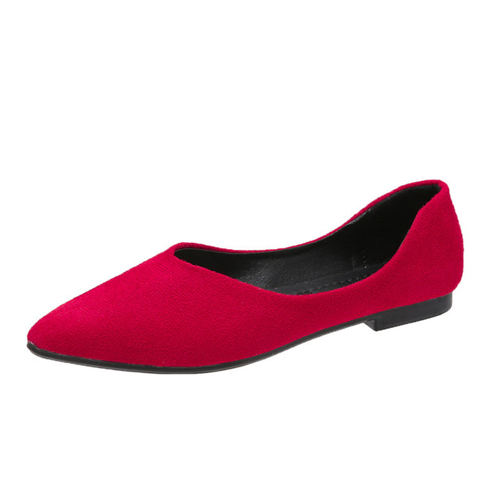 Damen  spitze Ballerina aus Microvelours mit gepolstertem Komfortfußbett Echo Archiv
