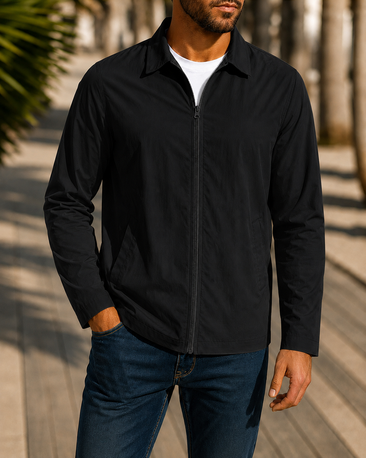Herren lässige Freizeitjacke mit innovativer Windschutztechnologie Echoarchiv