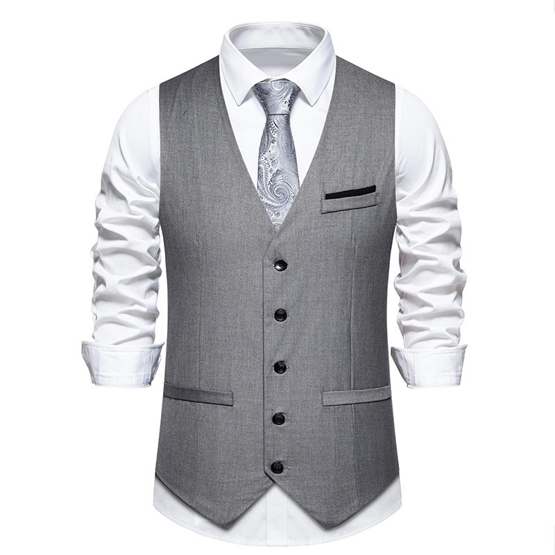 Herren elegante Weste im klassischen Stil mit modernem Schnitt Echoarchiv